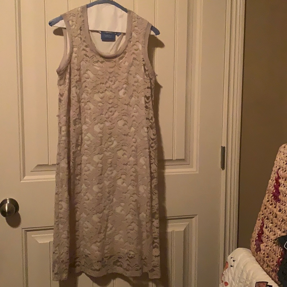Simply Vera lace lined dress